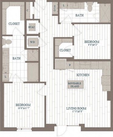 The Hudson Apple Floor Plan